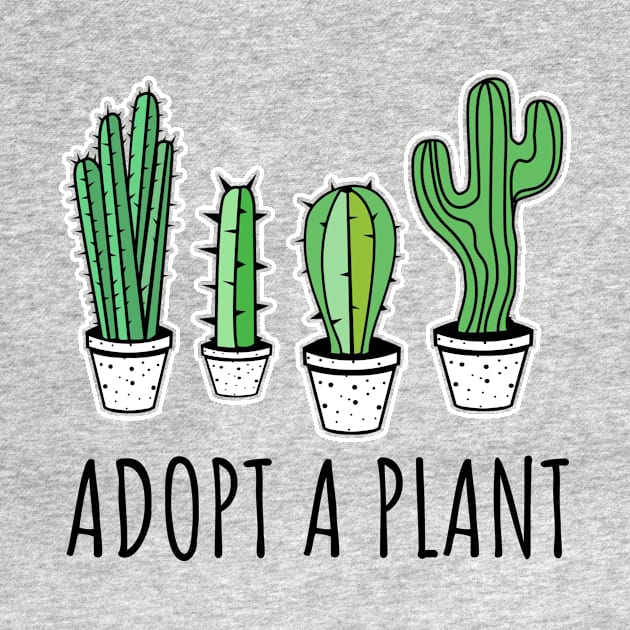 'Adopt a Plant' Adorable Plant Gift by ourwackyhome